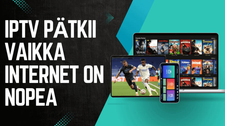 iptv pätkii vaikka internet on nopea